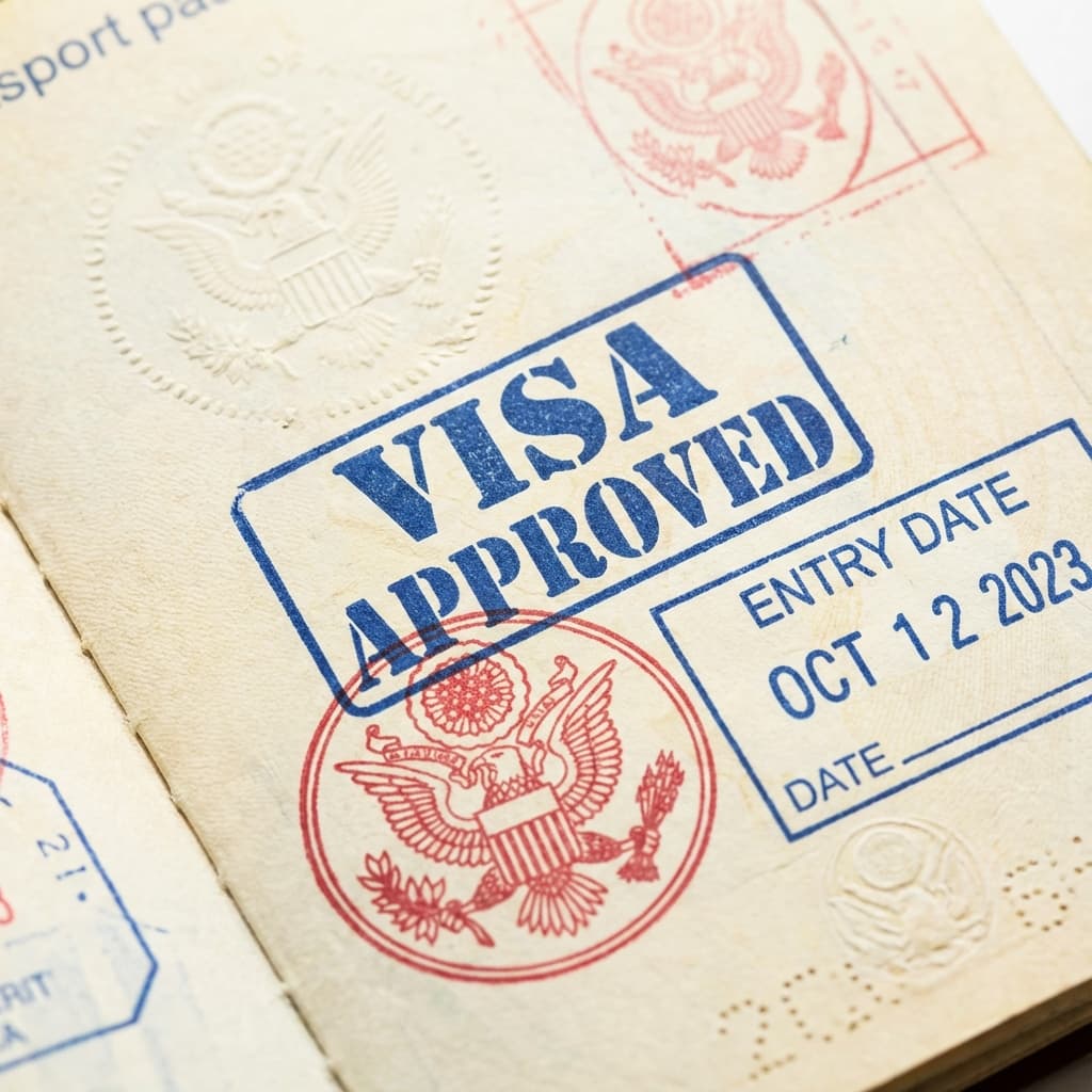 Vindya Sakuni's approved visa